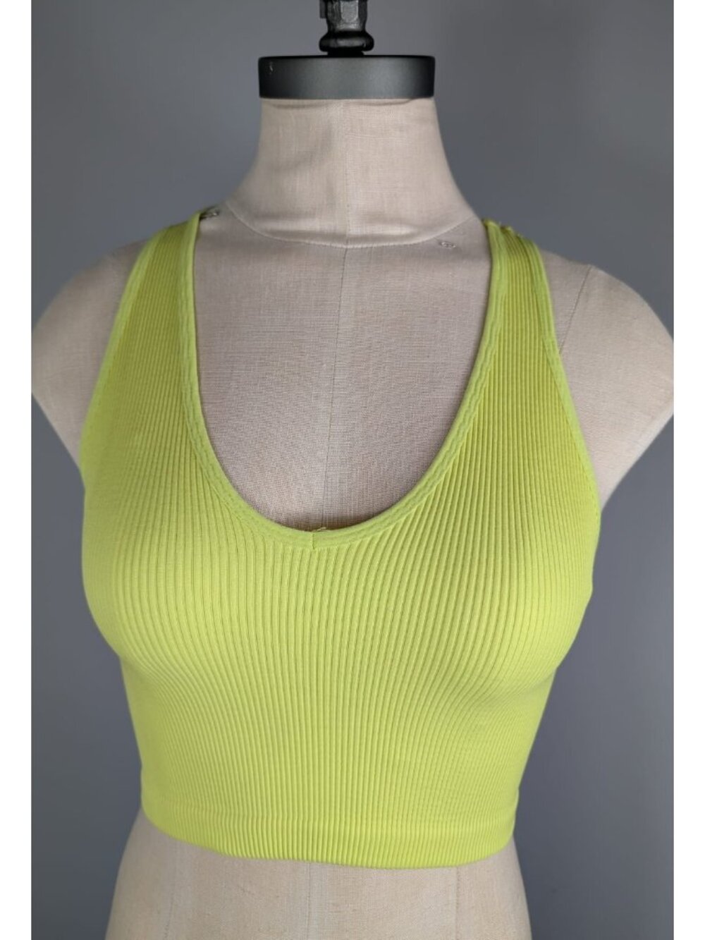 Free people movement tank neon yellow women's size S